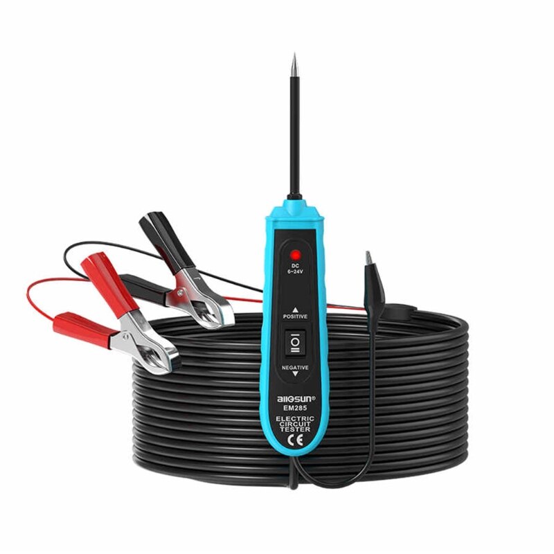 Power Circuit Probe Kit Test Continuity/Polarity Check Lamp/Electric Motor Electrical System Testing Functions EM 285