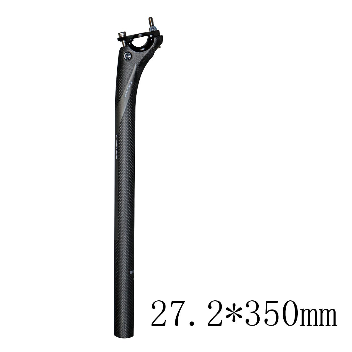Tija de sillín 3k de 25MM, tubo de asiento de fibra de carbono, especial, /27,2/30,8x31,6/350mm, para bicicleta de montaña o carretera, novedad de 400: Matte 27.2X350MM