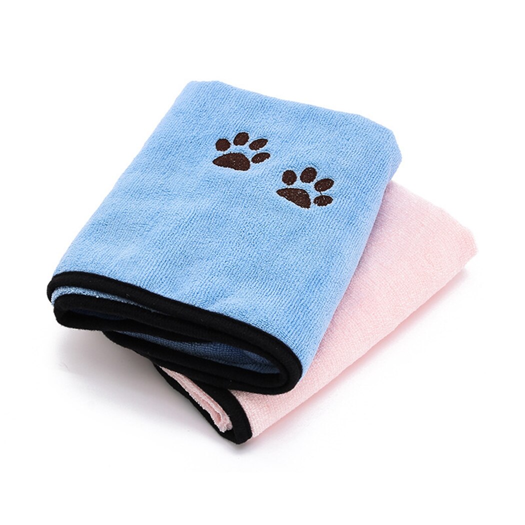 Pet Towel Soft Microfiber Strong Absorbing Water Bath Pet Towel Dog Towels Golden Retriever Teddy for Cat Kitten Dog Puppy