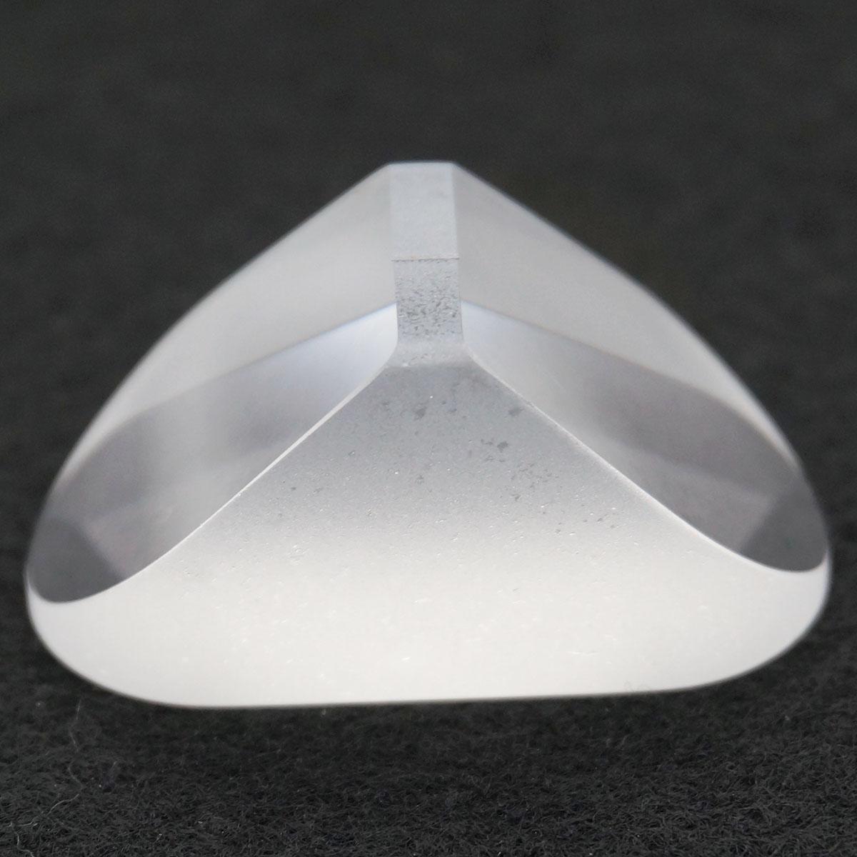 Dpofirs Optisches Prisma Mit Sockel – Dreiecksprisma Aus Optischem Glas, Für Lichtspektrum-Experimente