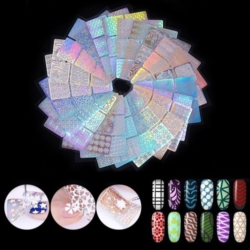 24pcs Franse Nail Sticker