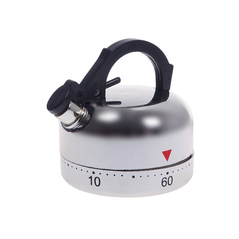 Minuterie de cuisine 60 minutes, alarme, théière mécanique en forme d&#39;horloge, outils de comptage, outil de cuisine, Assistant de cuisson