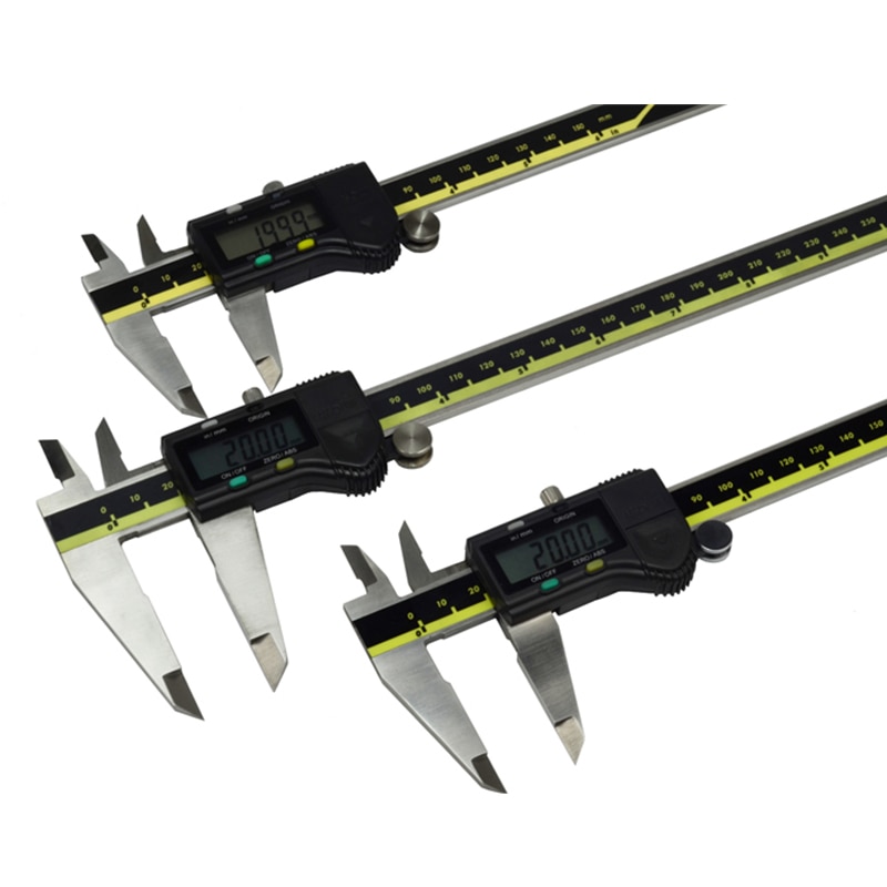 0-200mm 8INCH CNC Calipers Digital Vernier Caliper LCD Electronic Caliper Measuring Stainless Steel Hand Tools