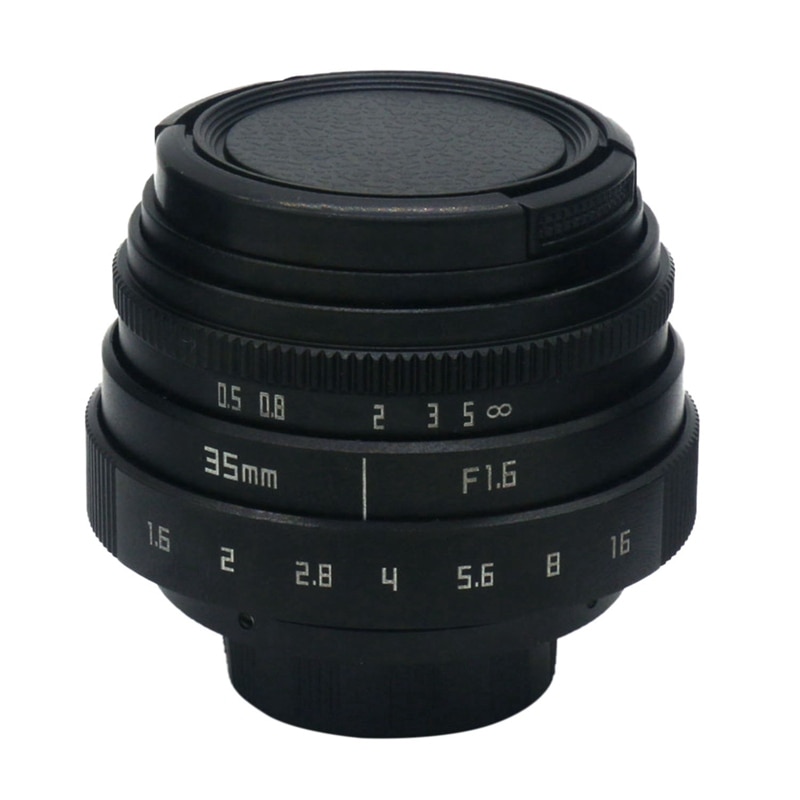 35Mm F1.6 C Mount Camera Lens Met Adapter Ring Voor Fujifilm X-E2 X-E1 X-Pro1 X-M1 X-A2 X-A1 X-T1