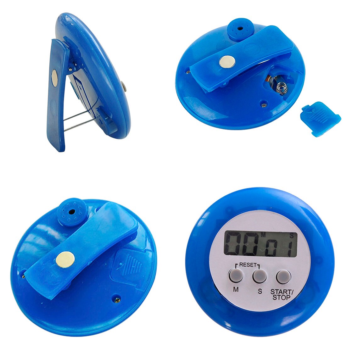 Practical Multi Plastic Kitchen Timer Round Electronic Timer Countdown Timers Kitchen Mini Timer