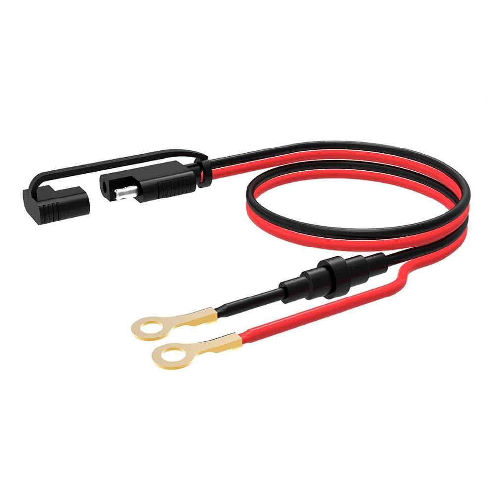 4FT SAE to Ring Terminal Quick Connect/Disconnect Plug Harness Cable for Battery Charger/Maintainer 2-Pin Quick Disconnect Plug