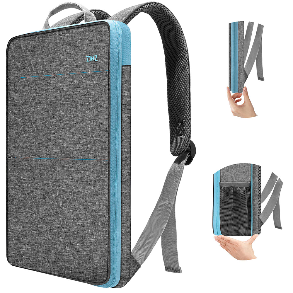 Slim Expandable 15 15.6 16 Inch Laptop Backpack , Spill-Resistant Notebooks Bag for Most 14-16 Inch MacBooks Or Other Computers: SKY BLUE