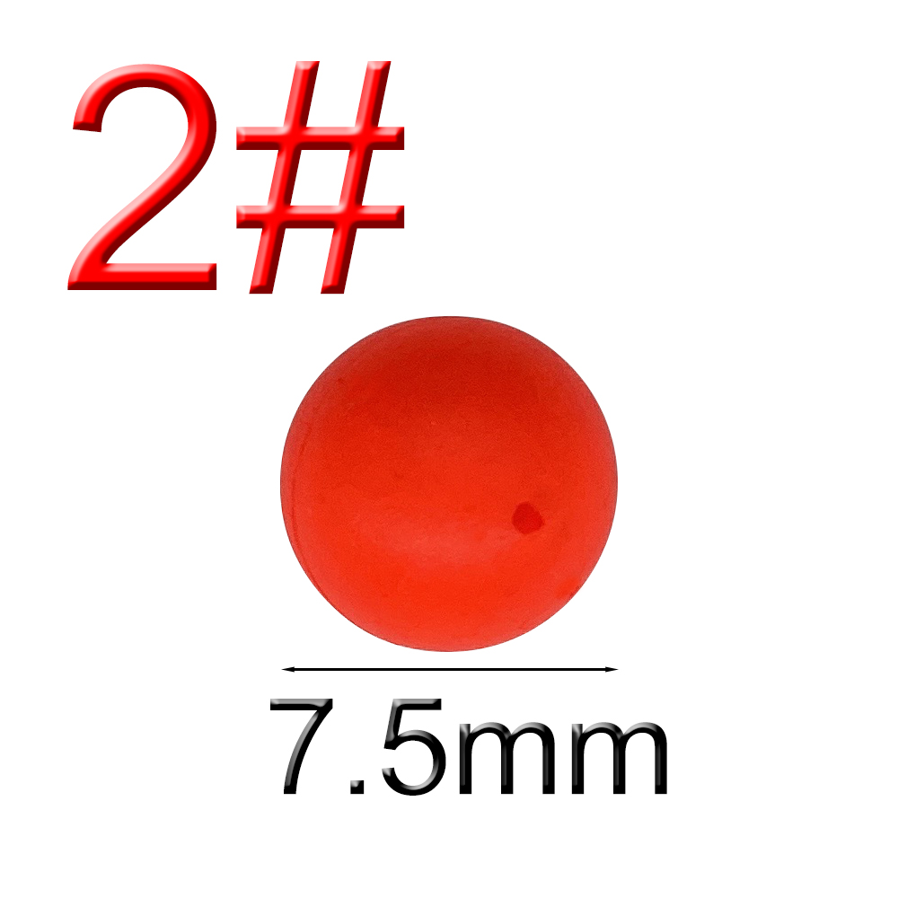 1 # -10 # EPS Float Ball Foam Ball Opvallende bonen Gemodificeerde Float Ball Float Sferische boei Vistuig Heldere kleuren: YELLOW