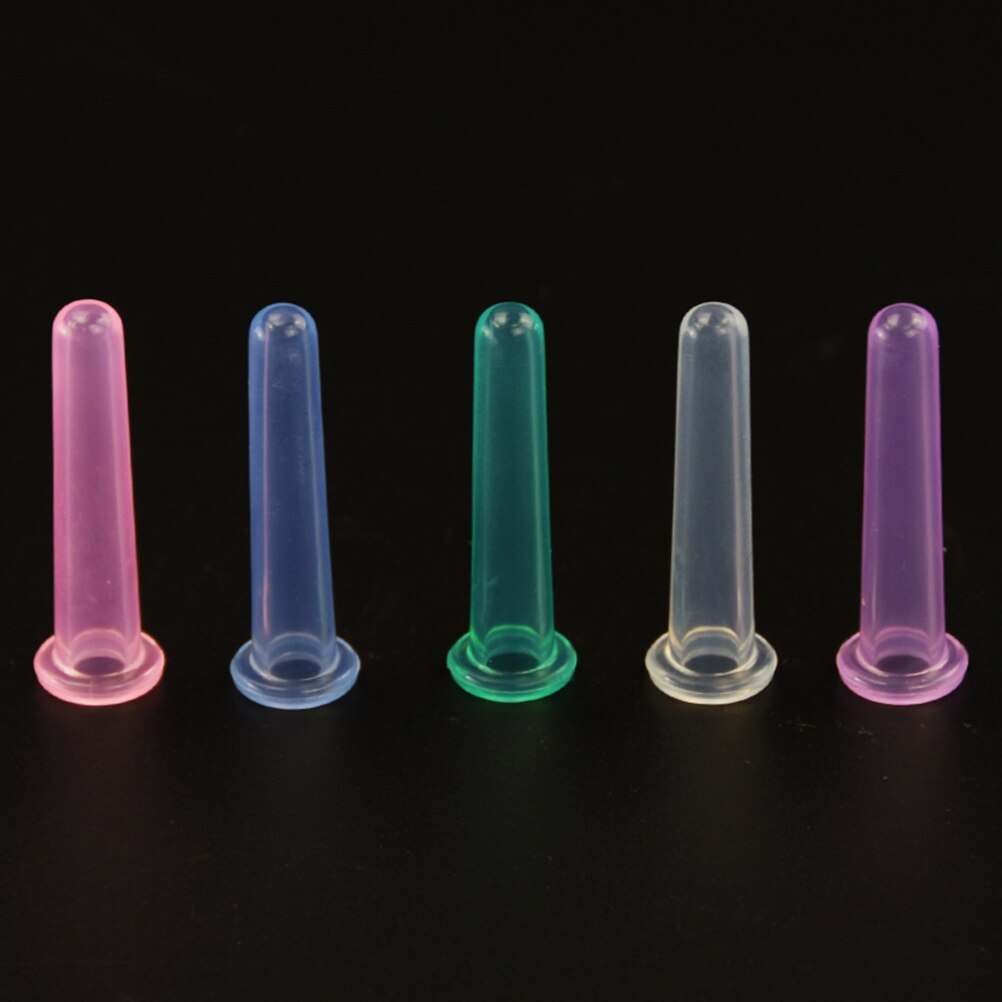 Silikon ansiktsögon massage vakuum koppning kopp anti celluliter för ansikte hals bak ögon massage burkar sug massager hälsovård
