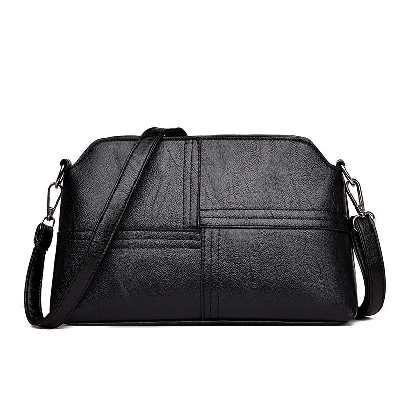 Vintage pu leren dames messenger bags kleine tassen moeder handtas enkele riem schoudertas voor vrouwen