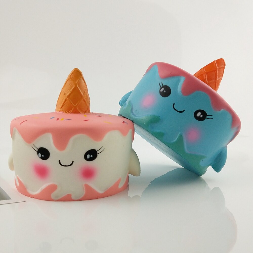 Cute jumbo Squishy Unicorn Cake Food Scented horse Food Slow Rising Funny Gadgets Anti Stress Novelty Antistress Toys Toy