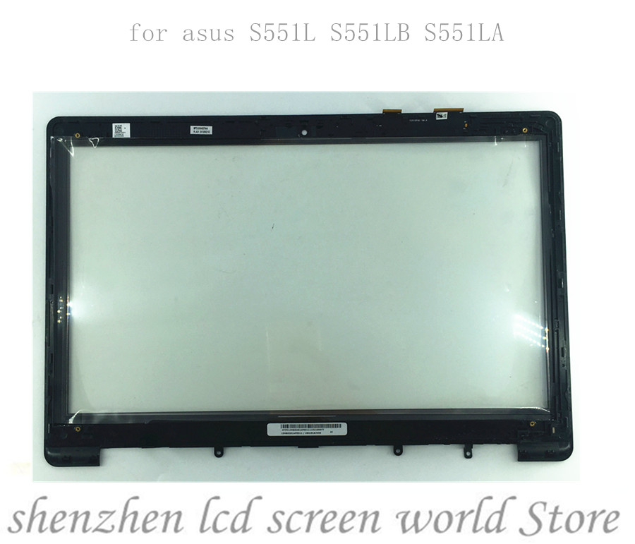 15.6 "TCP15F81 V0.4 Touch Screen Touch Panel Digitizer Glas Met Frame Voor Asus Vivobook S551 S551L S551LB S551LA S551LN