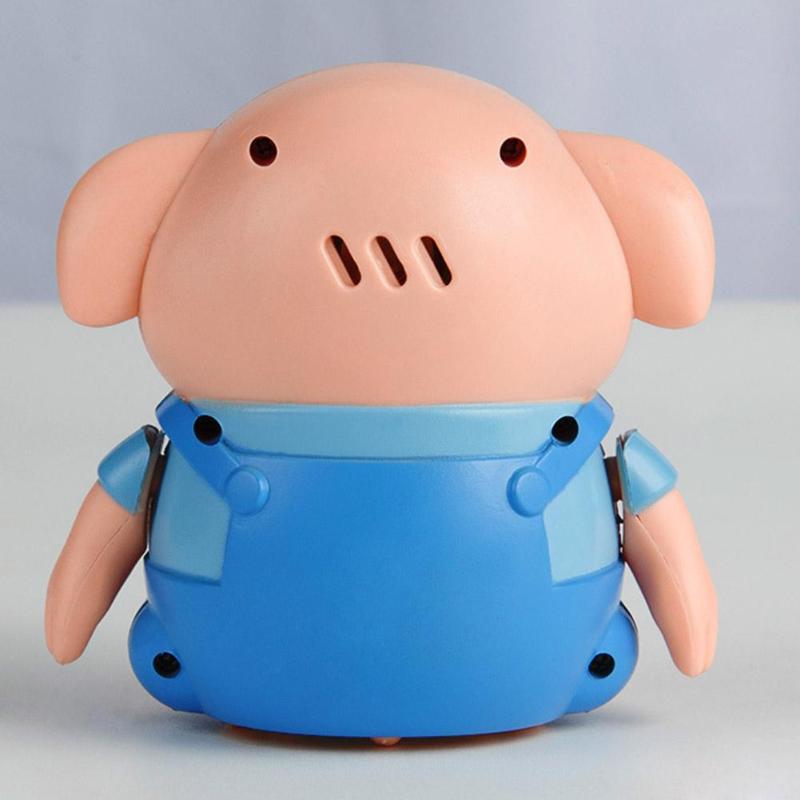 Inductive Pig Pen Draw Line Heel Robot Light Music Animal Education Kid Toy Mini Pig Robot Inductive Pen Light Music Animals