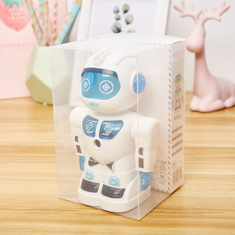 Taille-crayon Robot à modélisation créative, fournitures d'étudiants intéressantes, alimentation automatique du stylo