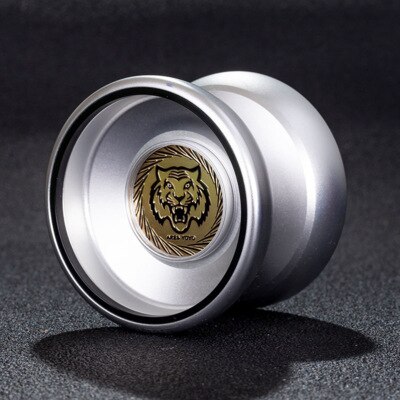 Cool Tiger Magicyoyo Butterfly Yoyo Unresponsive Competition Yo-yo Aviation Aluminum Alloy Yoyo Toys for Kids: Silver