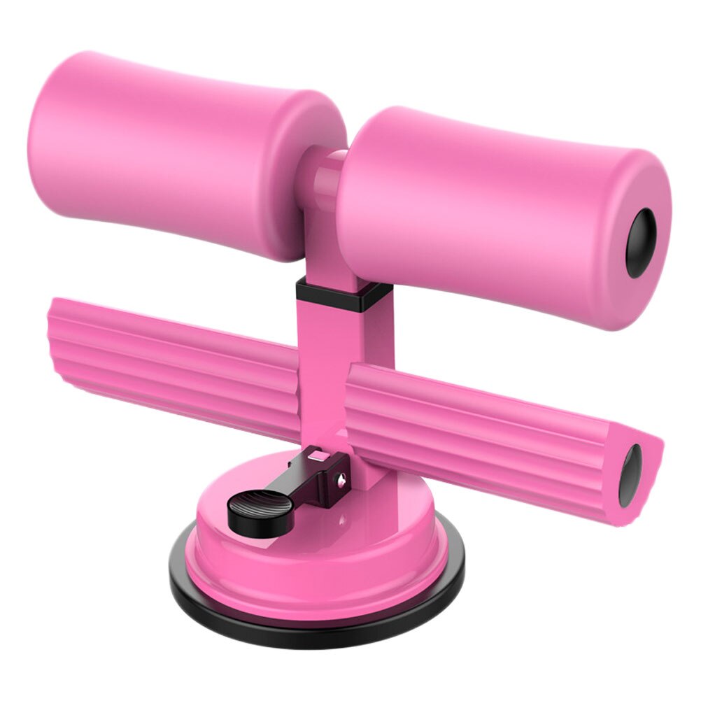 1PC Household Fitness Equipment Suction Cup Sit-up Assist Device Abdominal Trainer for Home Exercise Sports: Pink