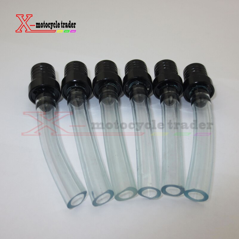 Blå aluminium brændstoftank gasdæksel til snavscykel / atv / pitcykel / abecykel motorcross 6 stykker / parti