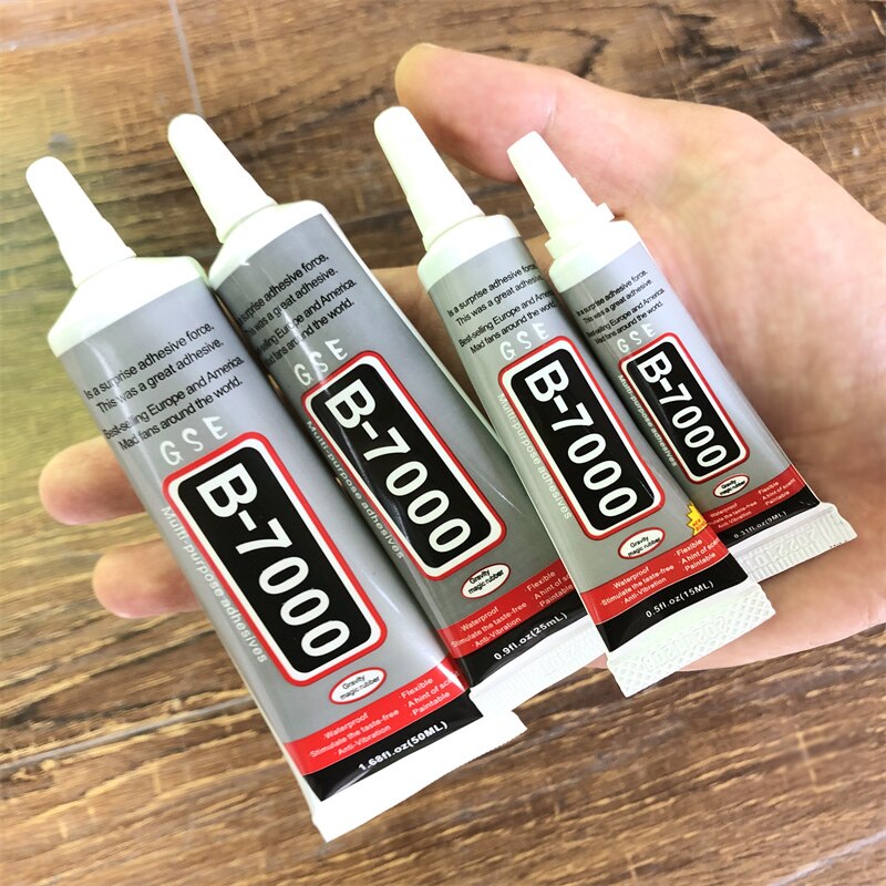 1 sztuk B-7000 9/15/25/50ml uniwersalny przezroczysty mocny klej klej uniwersalny Super klej do DIY do produkcji biżuterii naprawy przedmiotu