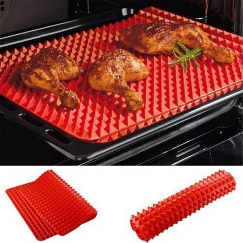 1pc pyramide bageform 4 farve nonstick silikone bagemåtter puder forme madlavningsmåtte ovn bageplade køkkenredskaber