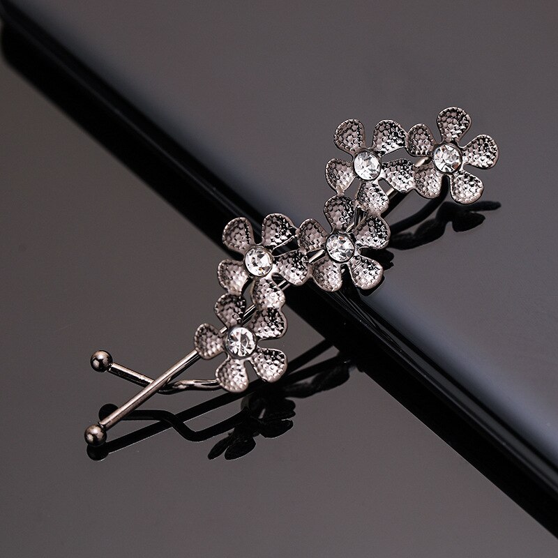 Classique Vintage métal géométrique strass épingle à cheveux cristal lune soleil étoile pince à cheveux femmes épingles à cheveux accessoires bijoux: 6