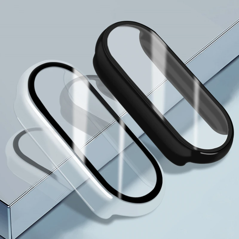 Funda de película de cobertura completa 3D para Xiaomi Mi Band 7 NFC 6 5 4 3 HD Protector de pantalla antiarañazos parachoques general para MiBand 7 6 5 4 Mi7