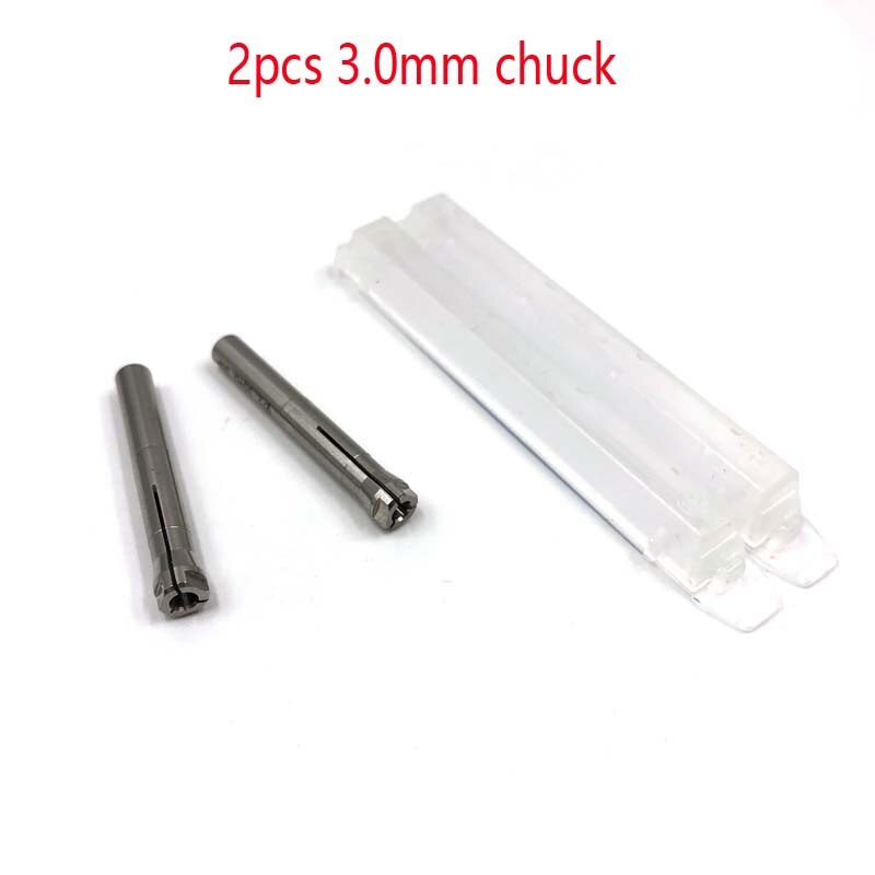 DENTAL 2.35mm 3.0mm 3.175mm Micromotor Collet Chuck for Strong 210 102L 105L SAEYANG MARATHON Polishing Handpiece: 2 PCS 3.0mm