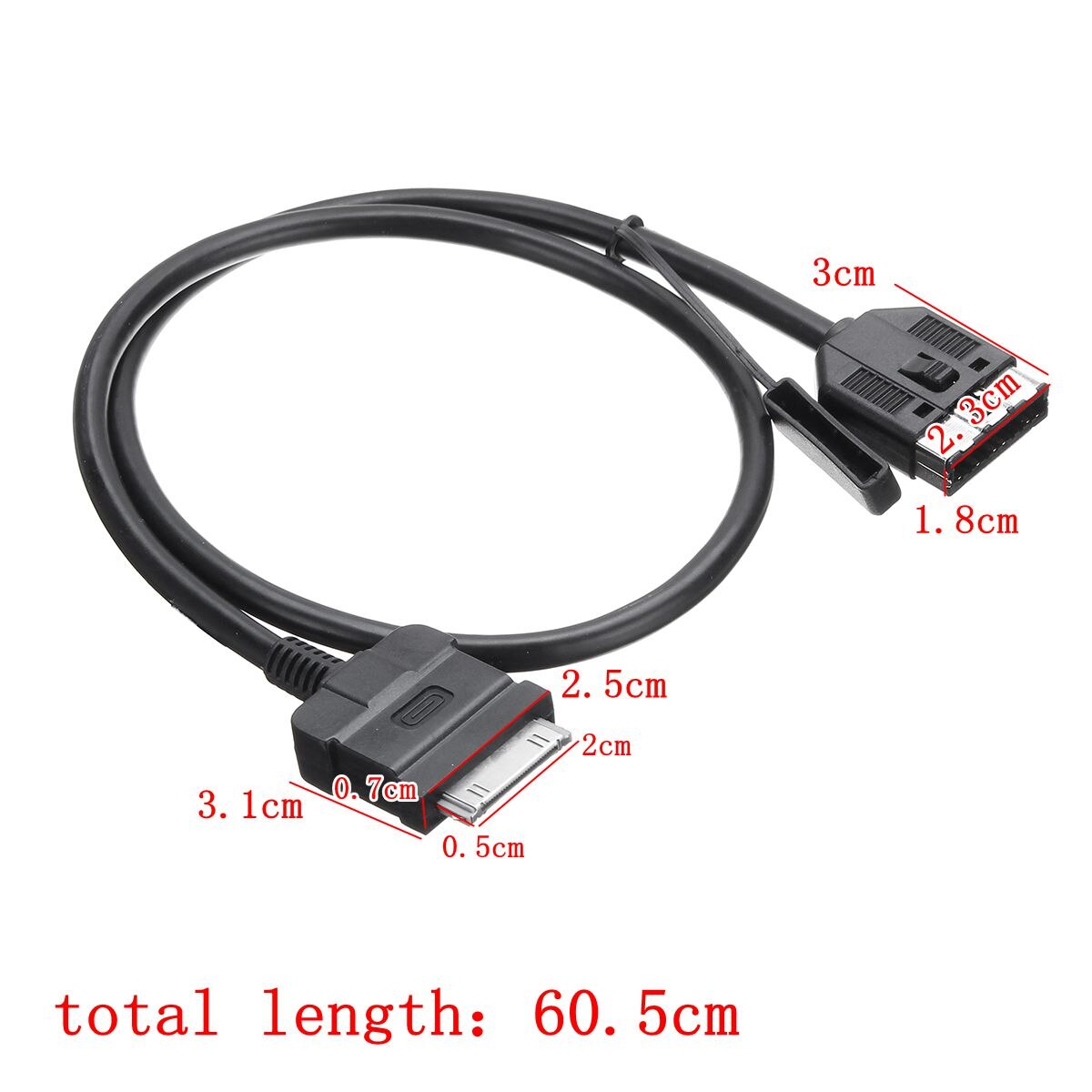 For Land Rover/Range Rover/Jaguar For iPhone/iPod/iPAD Interface Aux Auxiliary Audio Input Cable Adapter