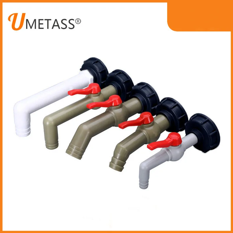 IBC tank adapter water cube valve fittings Garden irrigation connector Easy use Hose Switch Faucets