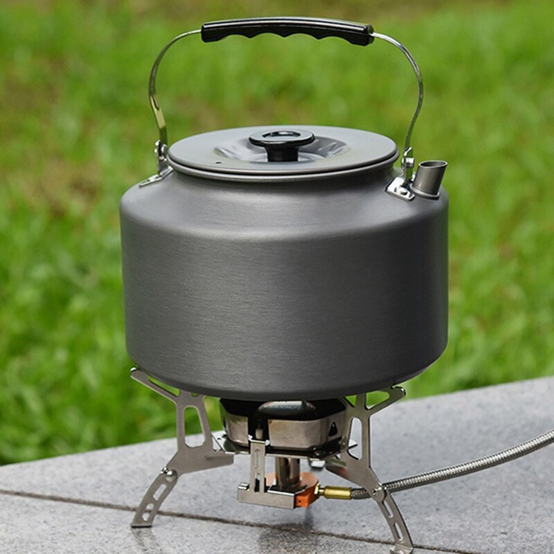 Top!-bollitore da campeggio 2.0L Open Campfire Coffee teiera riscaldamento rapido attrezzatura esterna ideale per acqua bollente ultraleggera portatile