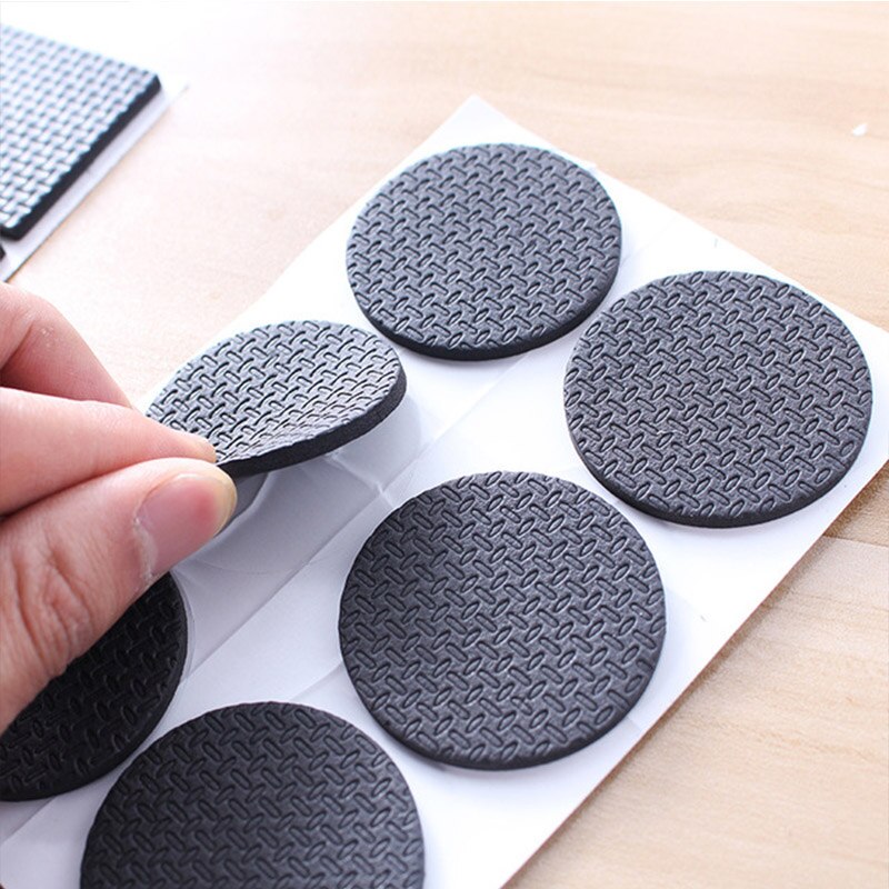 Self-adhesive table and chair foot pad non-slip thick anti-slip wear-resistant multi-functional table foot pad multi-size option