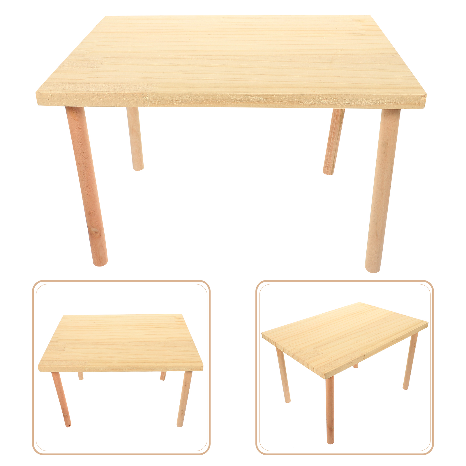 Zweischichtiger Hamster-PlattformkäFeige aus Holz, langlebig, Chinchilla, Meerschweinchen-Zubehör, verschleißfestes Spielzeug, Haustierprodukte: Ursprünglich Titel