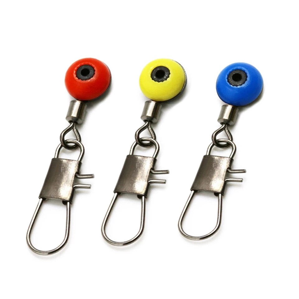 Connecteur de pêche Walk Fish 20 pièces/lot, bouchon de perles d'espace, pivot de pêche à grande vitesse, pièces de matériel de pêche