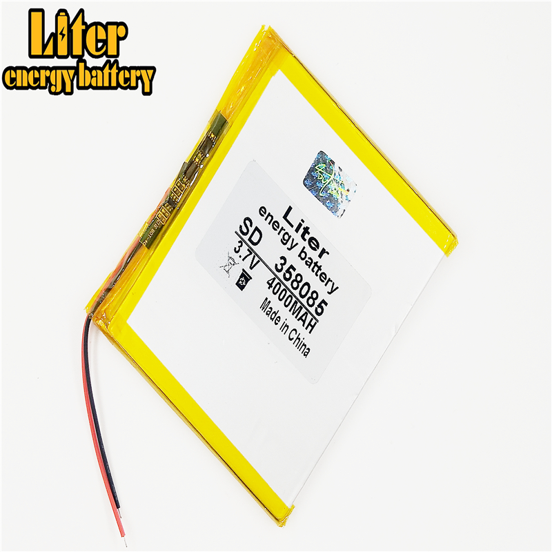 358085 3.7v 4000 mah tablet-polymer-lithium-akku, gps ,mp3,mp4,, handy, lautsprecher