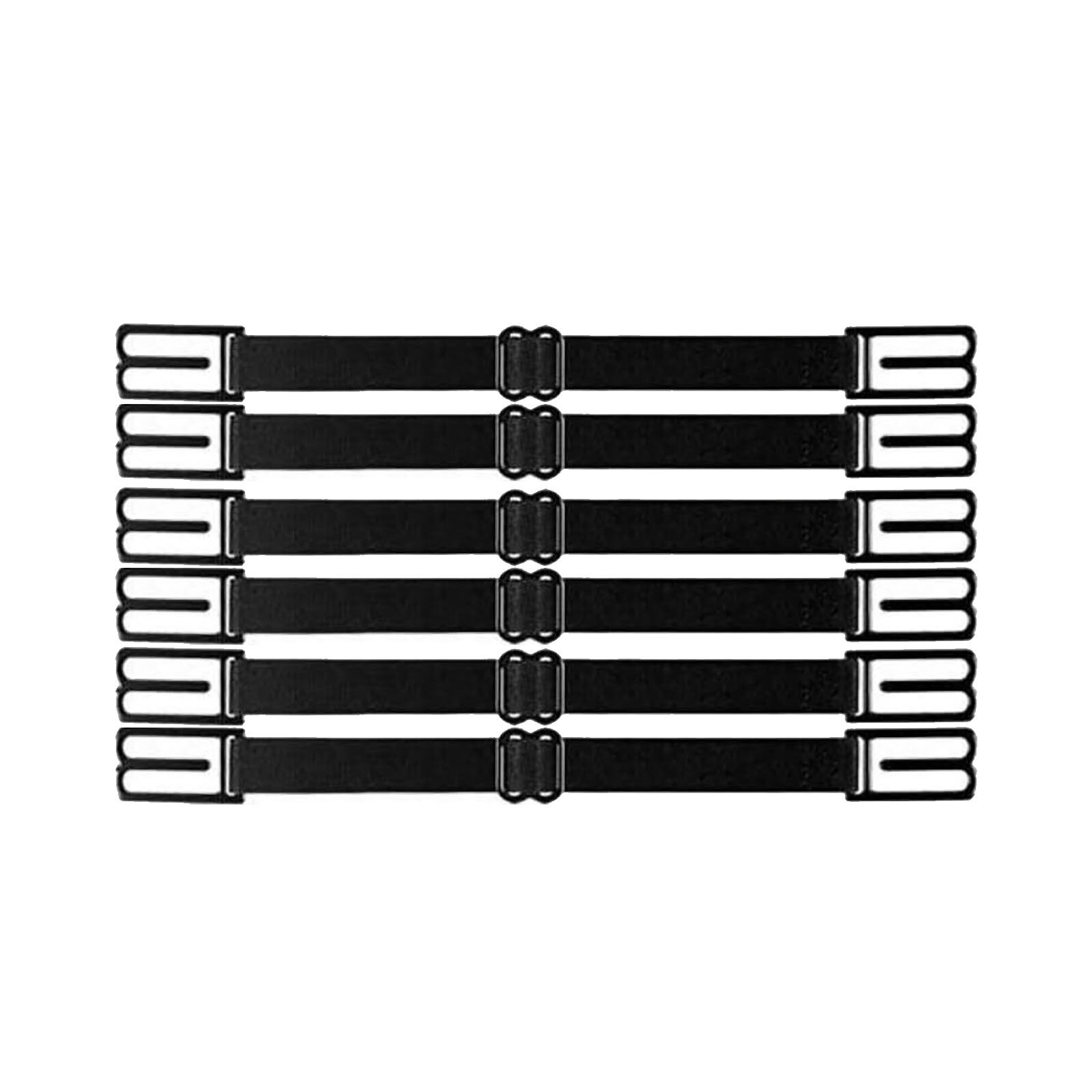 Ganchos ajustables antideslizantes para mascarilla, hebilla de extensión de , antideslizantes, antideslizantes, extensión de tapabocas, 6 uds., # W3: Black