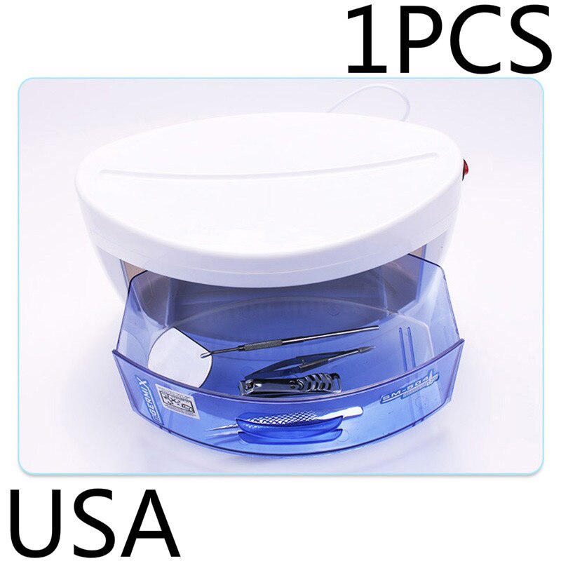 Esterilizador de teléfonos móviles con luz UV caja de Cabina Desinfeccion herramientas de cuidado de uñas protección de uñas esterilización conveniente: 02