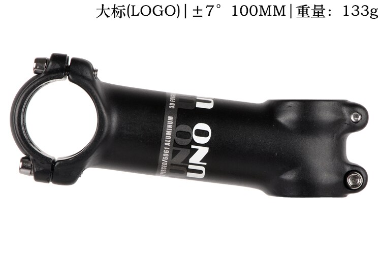 UNO potence vélo ultraléger 7 17 35 degrés vtt montagne route tiges 28.6 31.8mm 60/70/80/90/100/110/120/130mm vélo Accesorios: 7 degree 100mm