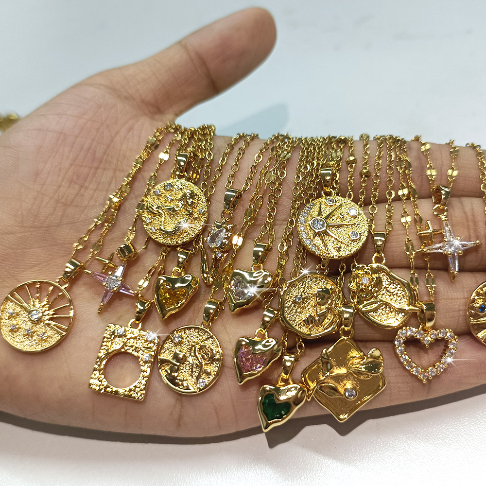 Gargantilla de rosa con diamantes de imitación para mujer, Collar de amanecer de circón brillante, Collar de Color dorado, joyería de ojos malvados, accesorios Y2k,