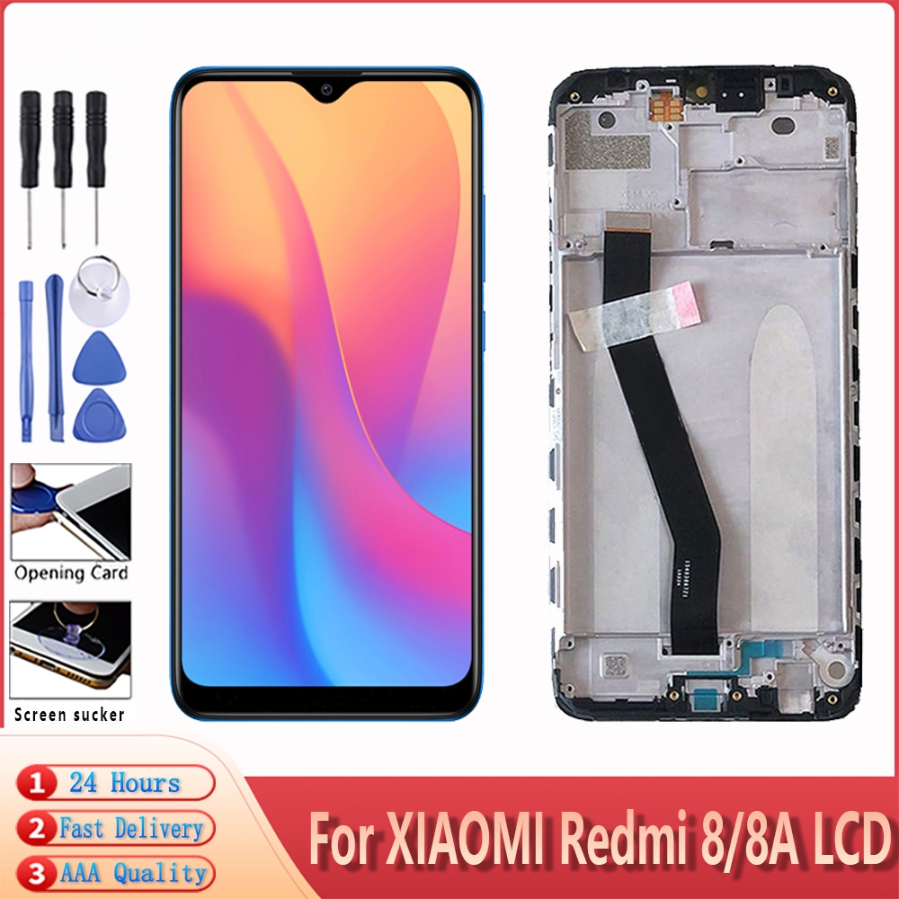 6.2" Original LCD For Xiaomi Redmi 8 8A LCD Screen Display Touch Panel Digitizer With Frame Replacement For Xiaomi Redmi 8 LCD