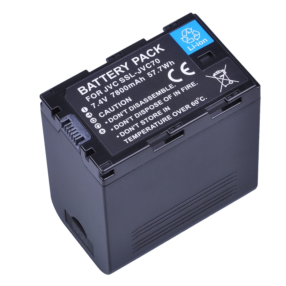 1 peça-baterias de filmadora jvc70 com saída usb