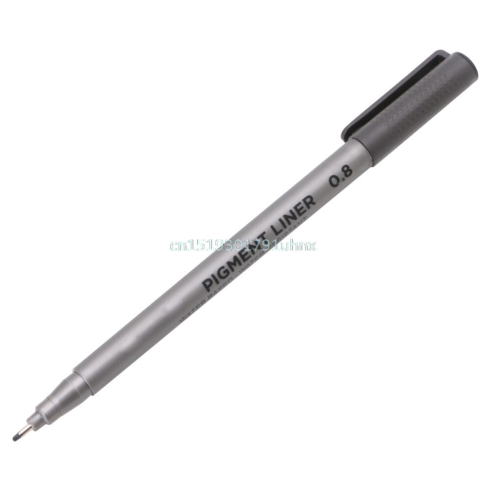 1PC Art Marker Pen Verschillende Tip Pigment Liner Water Gebaseerd Schets Met Verschillende Maten