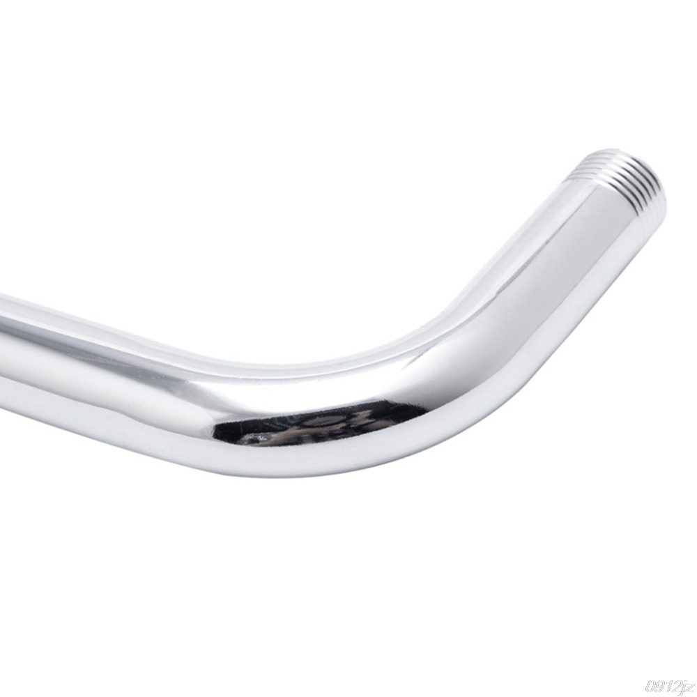 Soporte de brazo de cabezal de ducha de lluvia, tubo montado en la pared de acero inoxidable, rosca G1/2, accesorio de baño C90A,
