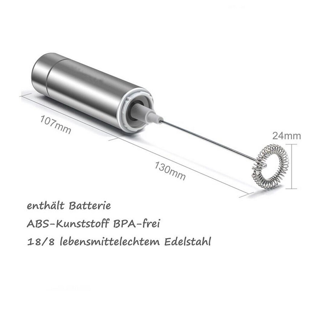 Single Spring Whisk Coffee Electric Milk Frother Egg Beater Handle Stirrers