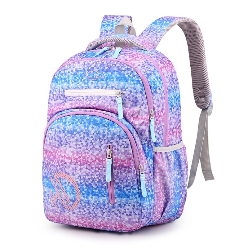 Sacs à dos de pour enfants et adolescents, sacs d'école de bonne , sacs à dos de voyage pour les meilleurs étudiants,: pink blue