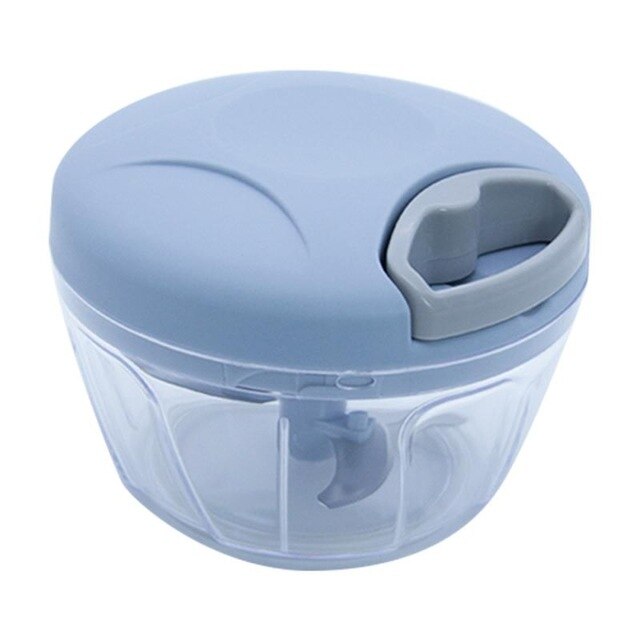 Hand Chopper Manual Rope Food Processor Silcer Shredder Salad Maker Grinders Cutter Baby Food Mill Maker Machine: 02   500ml