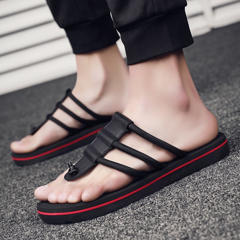 Sommer Individualität Männer lässig Sandalen Trend draussen EVA kippen floppen Licht Komfortable Nicht-Unterhose schwer-Tragen Strand schuhe
