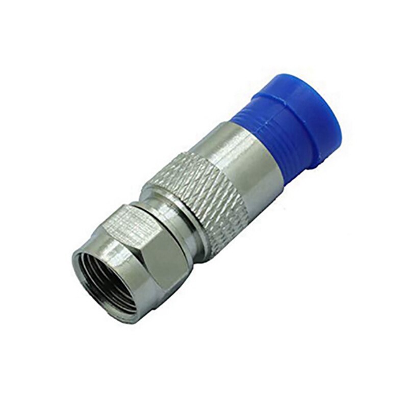 30 pièces RG6 Compensation connecteur Coaxial câble étanche connexion F Compensation connecteur RG6 Coaxial sertissage outil