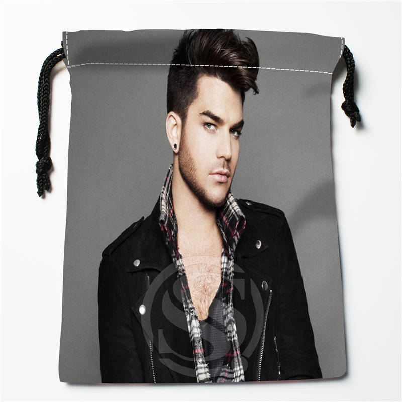 E #! c127 Neue Adam Lambert Individuell Bedruckte empfangen Beutel Kompression Typ kordelzug taschen größe 18X22 cm 7 & 12vc-qc127