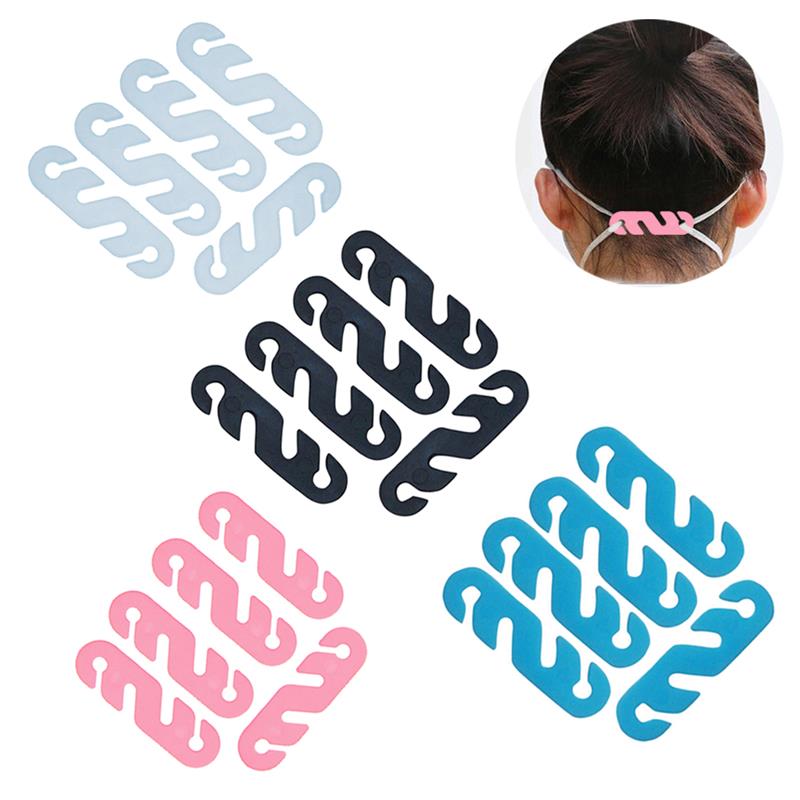 Crochet de sangle d'oreille pour masque, 20 pièces, Anti-serrage réglable, poignées d'oreille pour masque, boucle de sangle, bouton de support de réglage