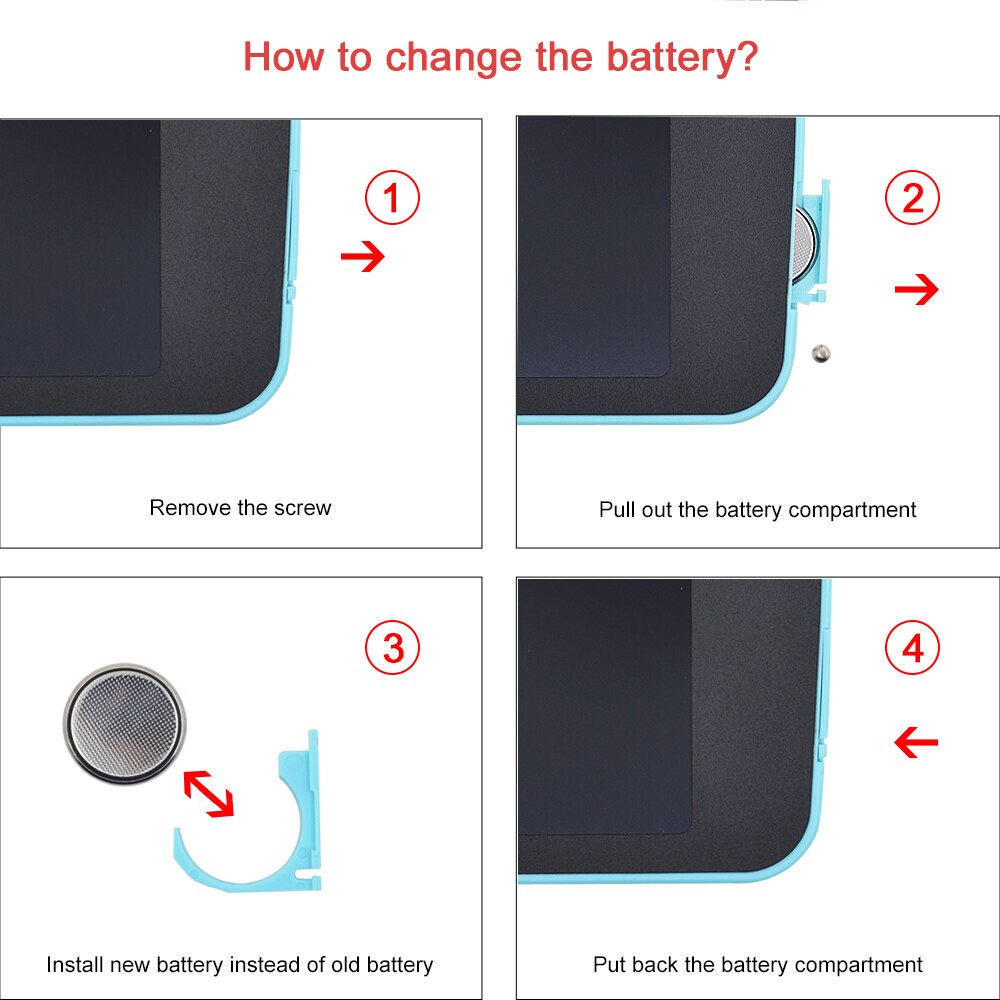 CHIPAL 12" Colorful LCD Drawing Tablet for Kids Writing Board Color Screen Digital Graphic Message Tablet for Handwriting Pads
