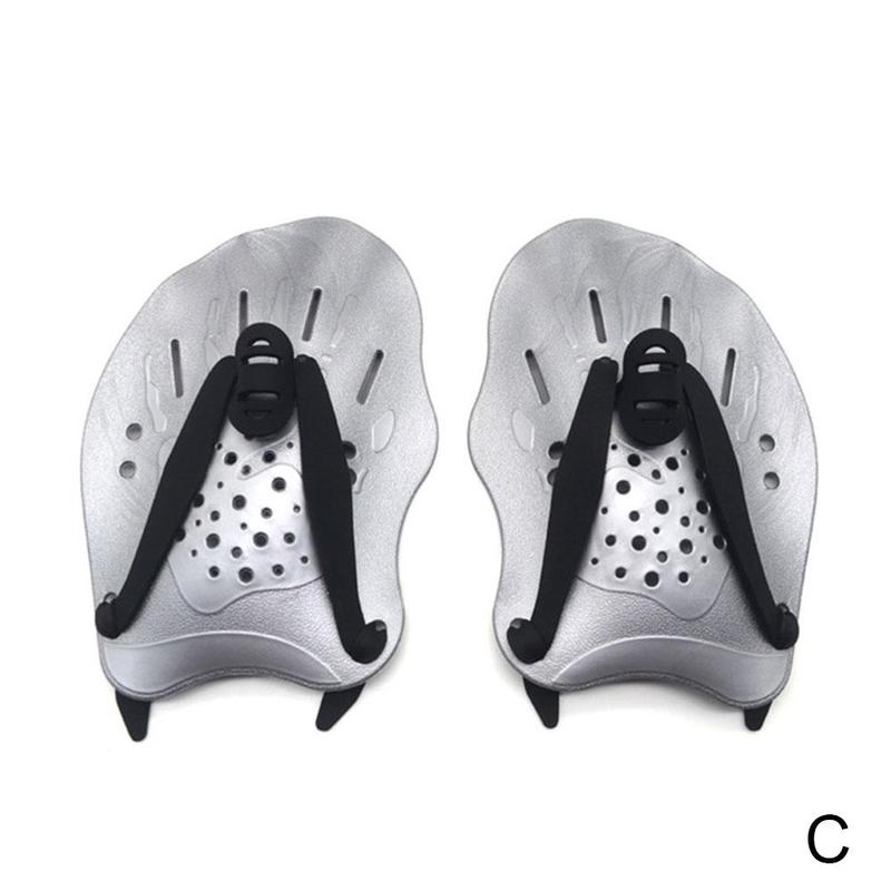 Diving Paddles, Webbed Swimming, Silicone Paddles, Children Adults, Paddle Swimming And Goggles Z7X2: C